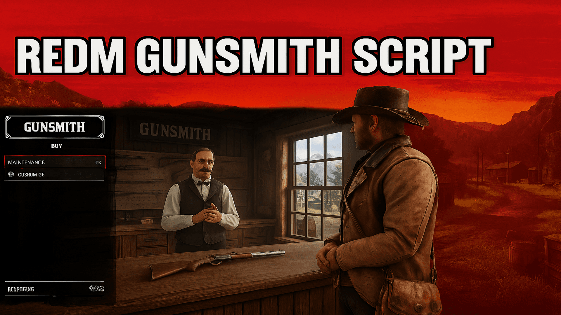 Enhance Your RedM Experience with the Advanced RedM Gunsmith Script
