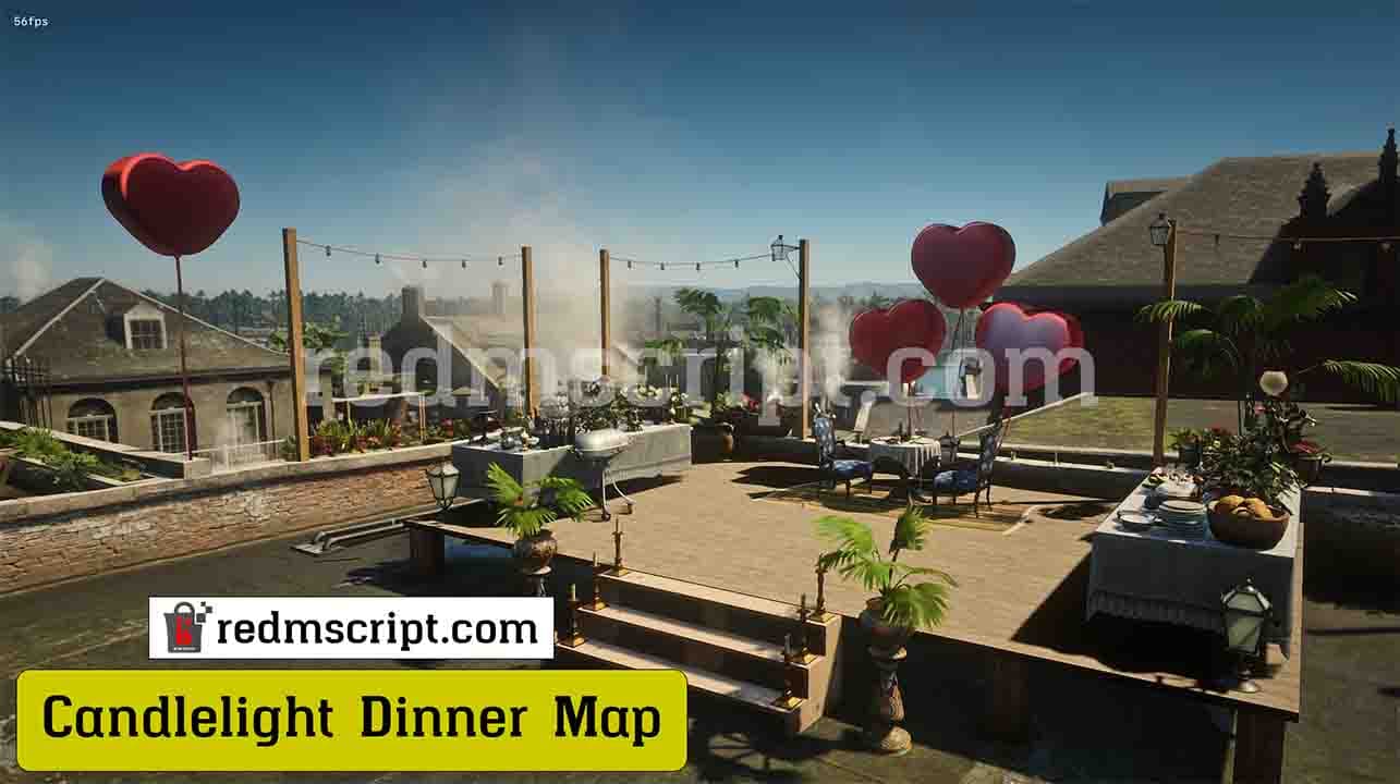 redm Valentine day map