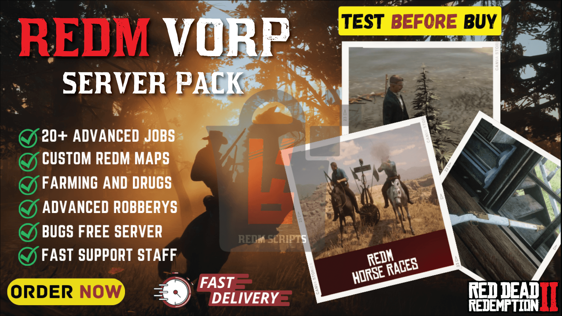 RedM VORP Server PacK