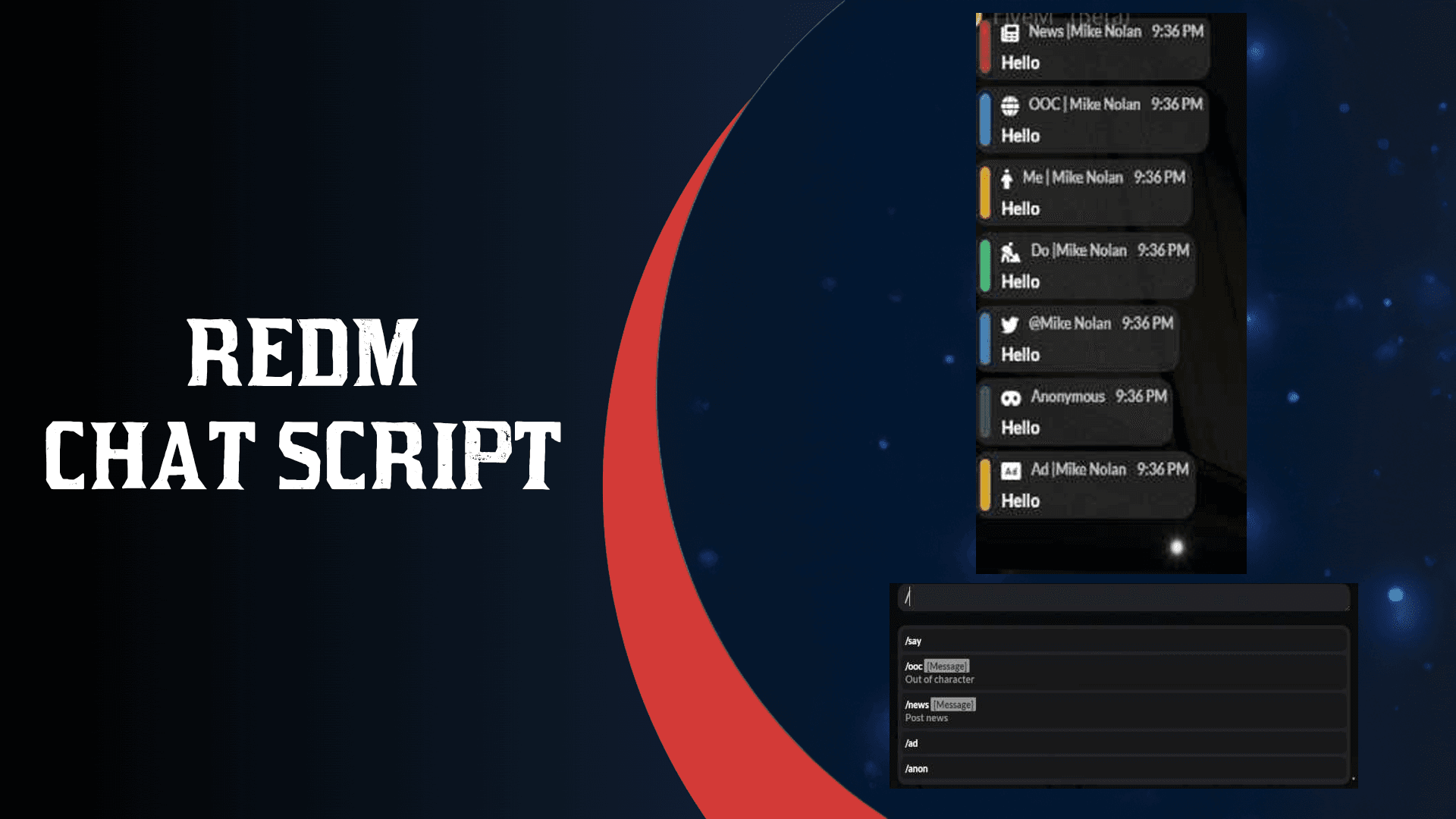 RedM Chat Script